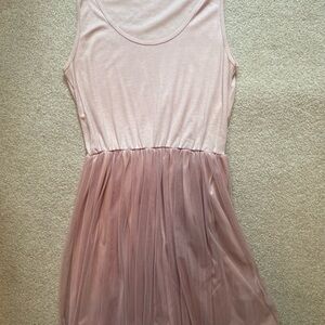 H&M Baby Pink Sleeveless Dress